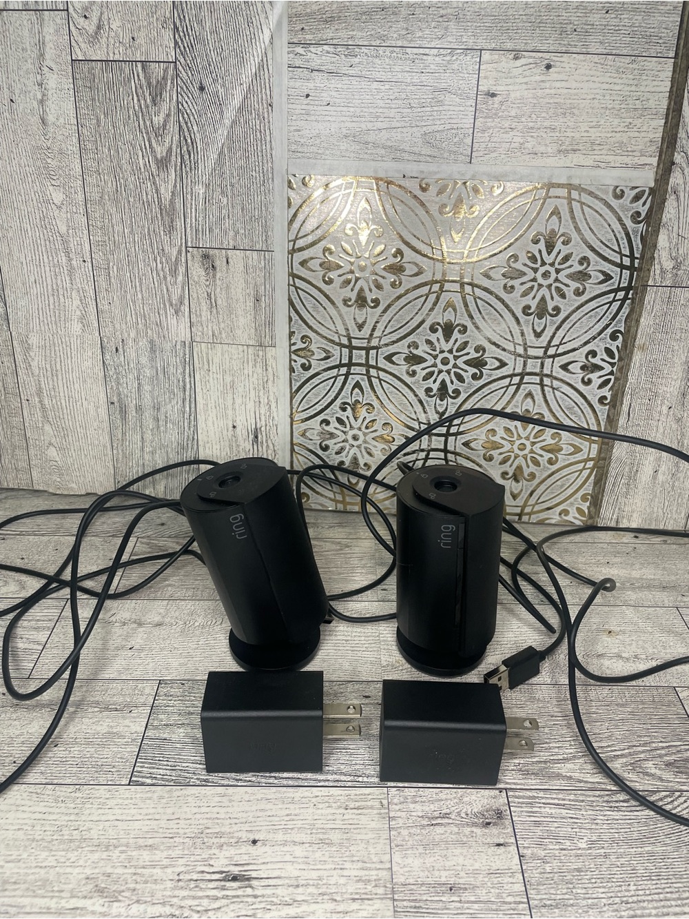 Ring indoor cam(2nd gen)black wired plug in